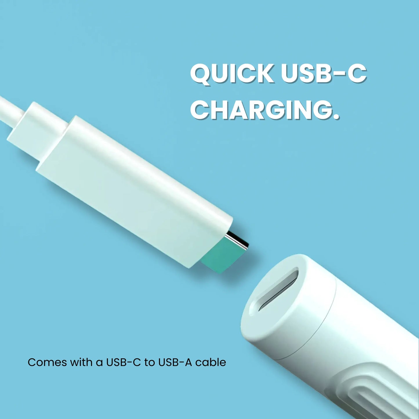 Quick USB-C Charging of an earwax removal tool